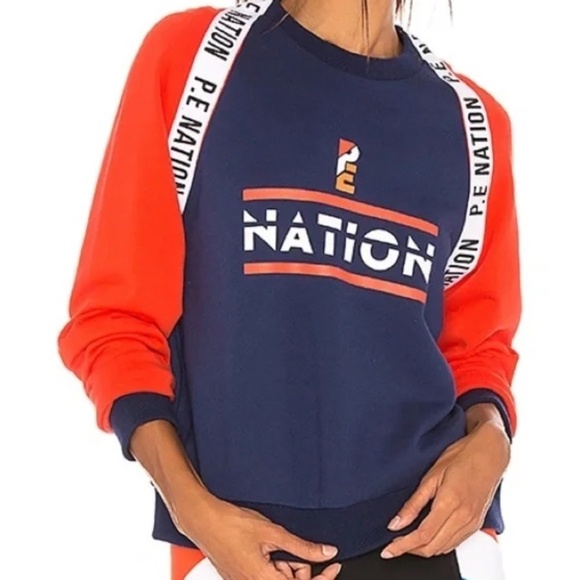 P.E. NATION The Wembley Pullover Sweatshirt - Picture 1 of 10